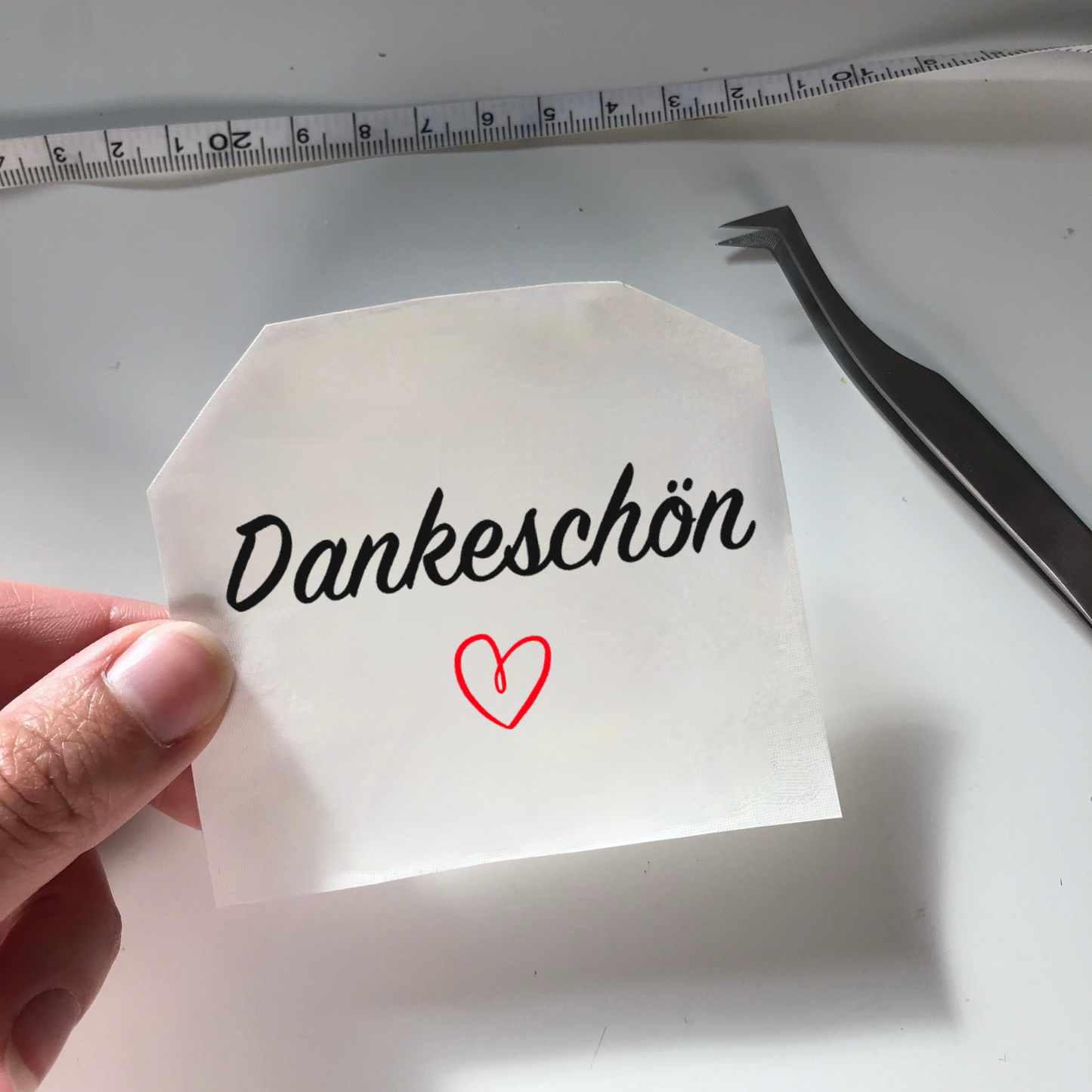 Aufkleber zum Danke sagen - DIY Geschenkidee - Dankeschön