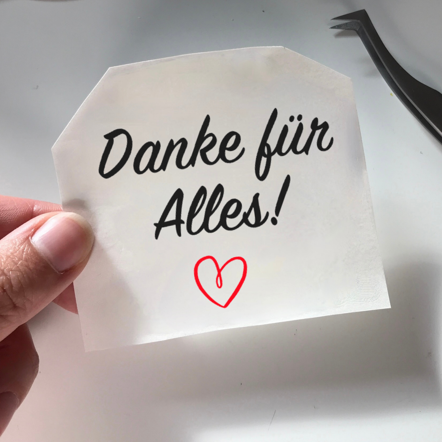 Aufkleber zum Danke sagen - DIY Geschenkidee - Danke für Alles!