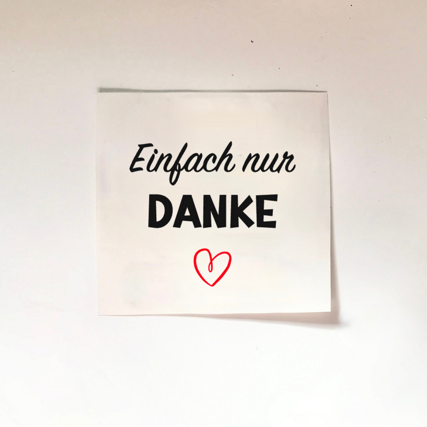 Aufkleber zum Danke sagen - DIY Geschenkidee - Einfach nur DANKE