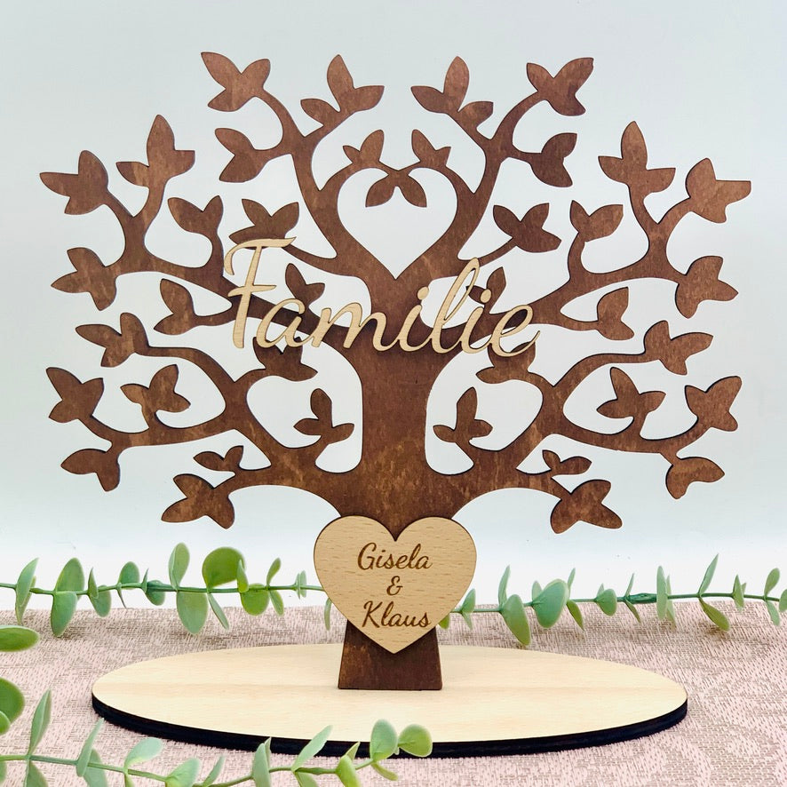 Geschenk Jubiläum - Familienstammbaum - Geschenk Oma & Opa - Goldene Hochzeit - Stammbaum Familie Hochzeit - runder Geburtstag personalisierbar