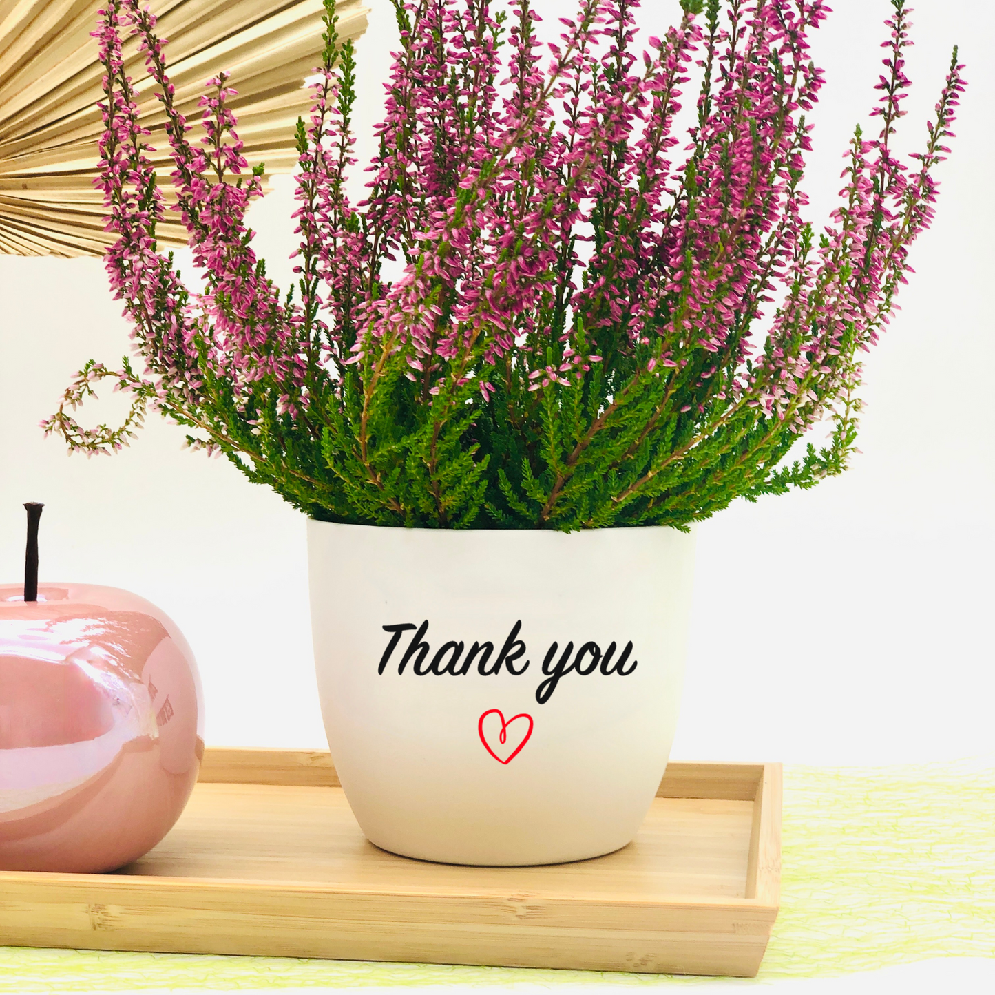 Blumentopf Danke - Geschenk zum Danke sagen - Geschenk zum Bedanken - Dankeschön Geschenk -personalisiert - einfach Danke sagen