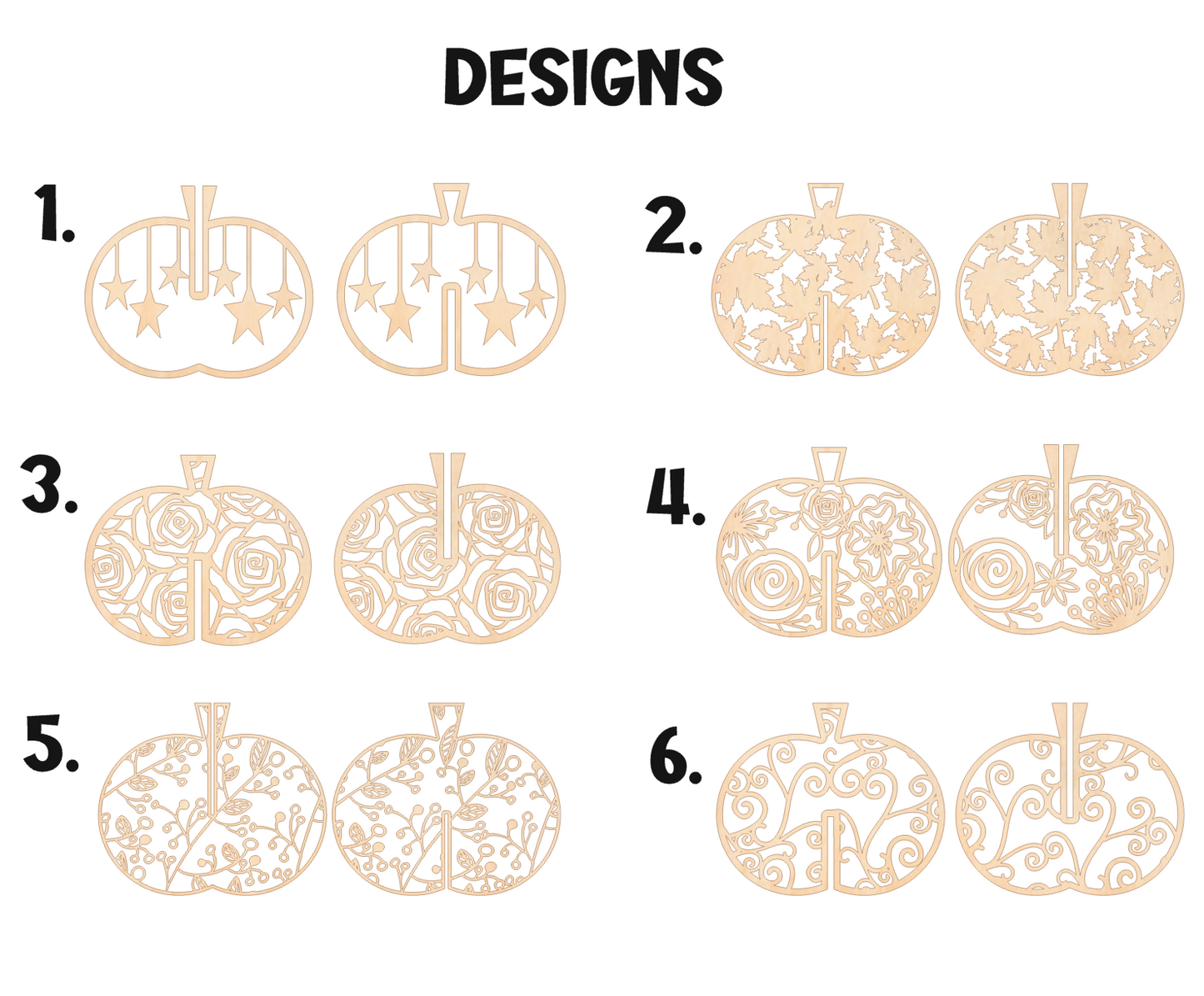 3D Kürbis Designs