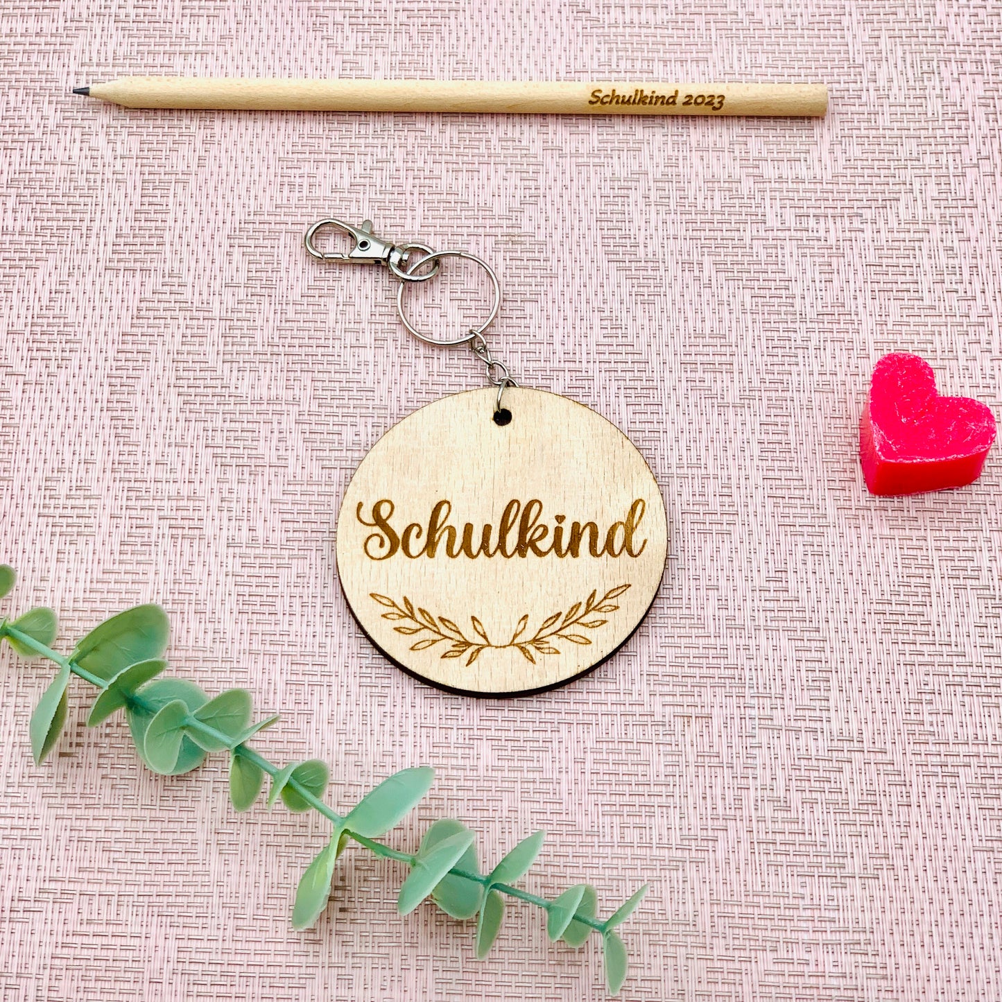 Geschenkanhänger aus Holz - Schulkind 2023 - Anhänger Schultüte Schulranzen