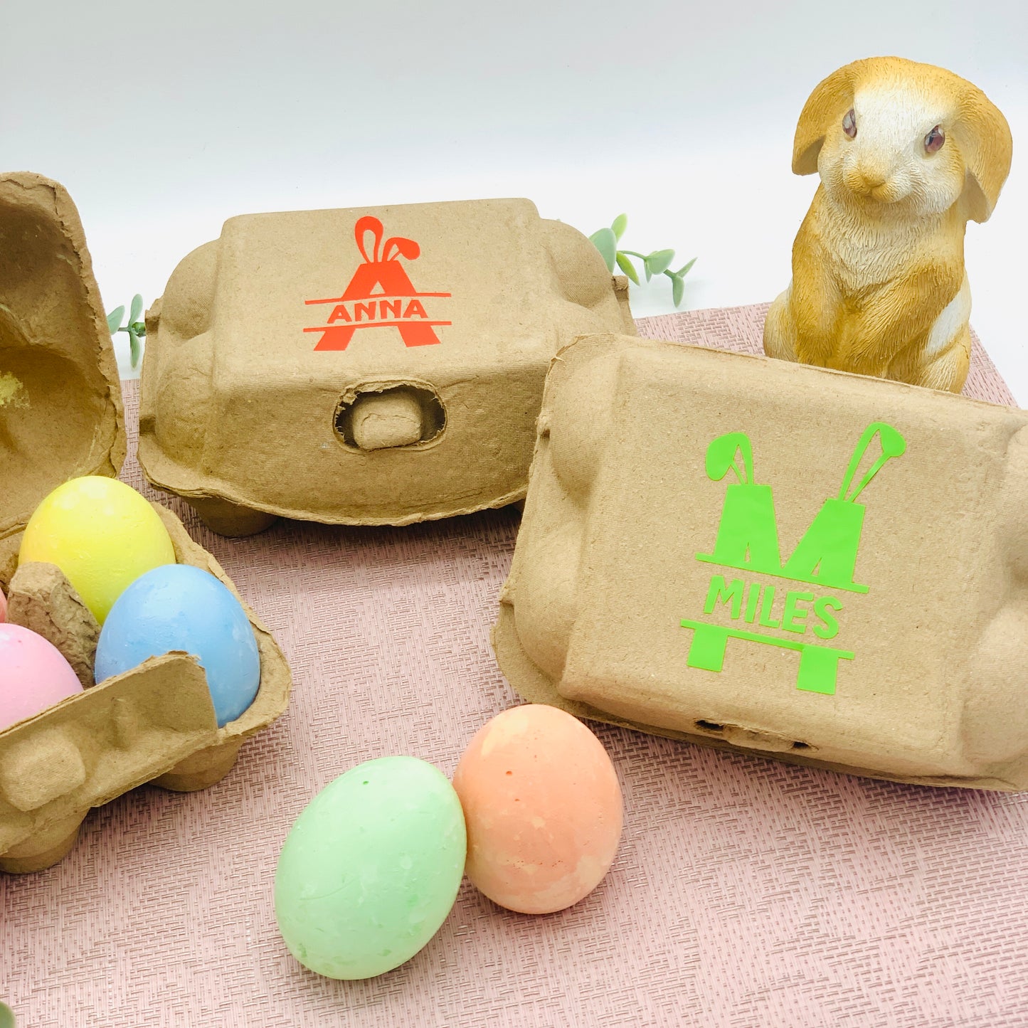 Geschenk fรผr kreative Kinder zu Ostern - Ostergeschenk Kinder - Kreideeier Ostern - Kreide Ostereier im Set personalisiert