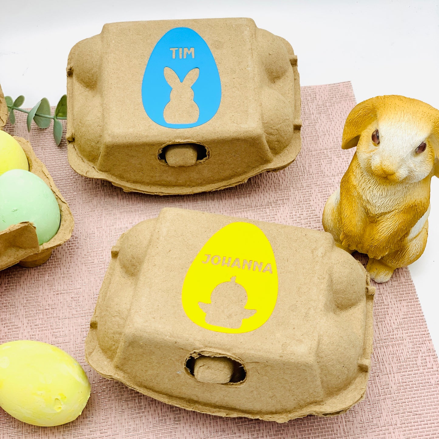Ostergeschenk Kinder - Geschenk für kreative Kinder zu Ostern - Kreideeier Ostern - Kreide Ostereier im Set personalisiert