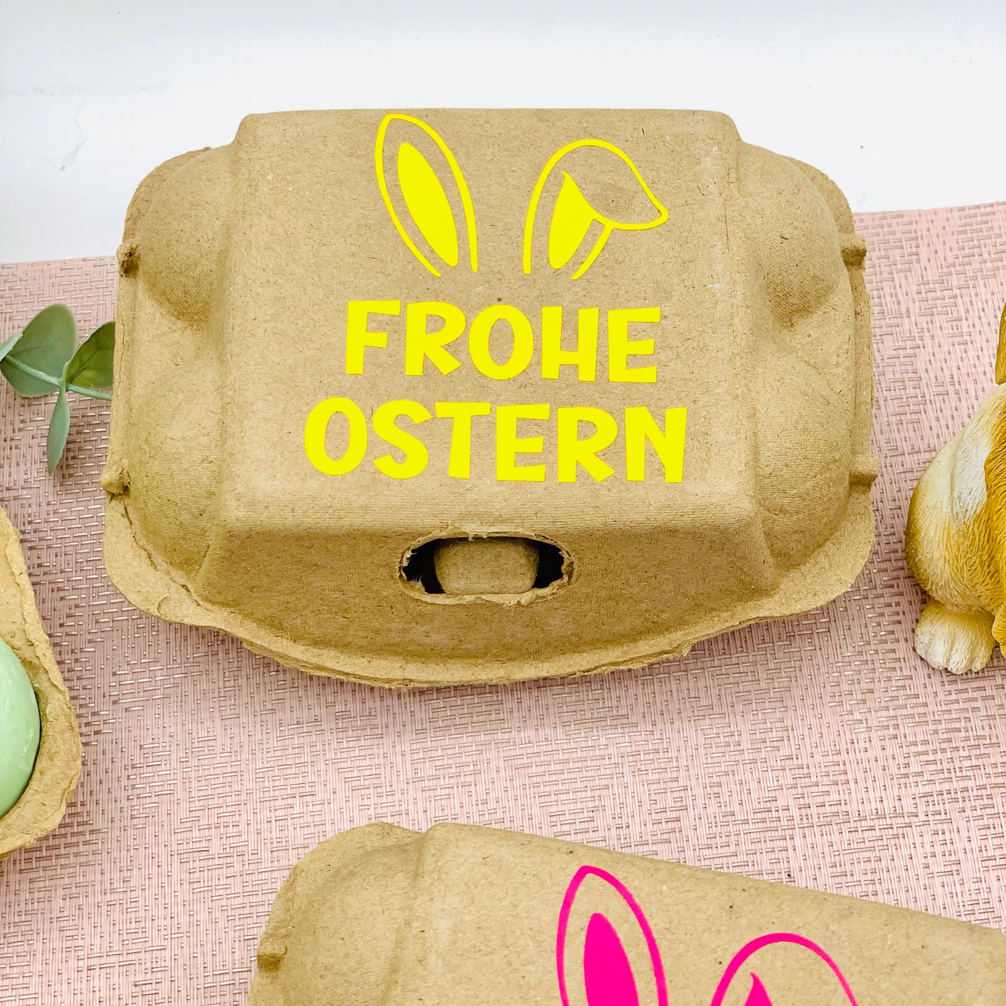 Easter gift for children - gift for creative children for Easter - chalk eggs Easter - chalk Easter eggs in a set personalized with name & bunny ears