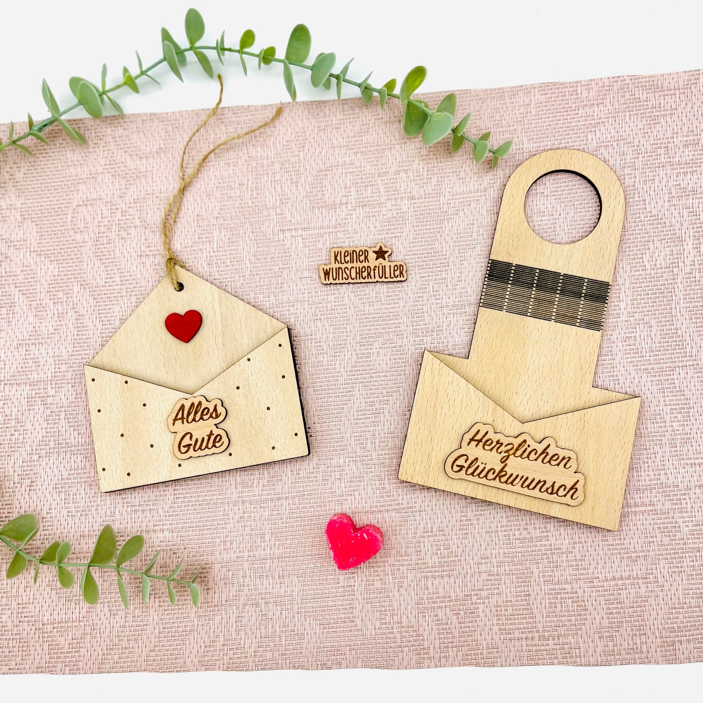 Geldgeschenk Geburtstag - Briefumschlag GeschenkanhÀnger aus Holz - nachhaltige Geschenkidee - Geschenkkarte - Gutschein