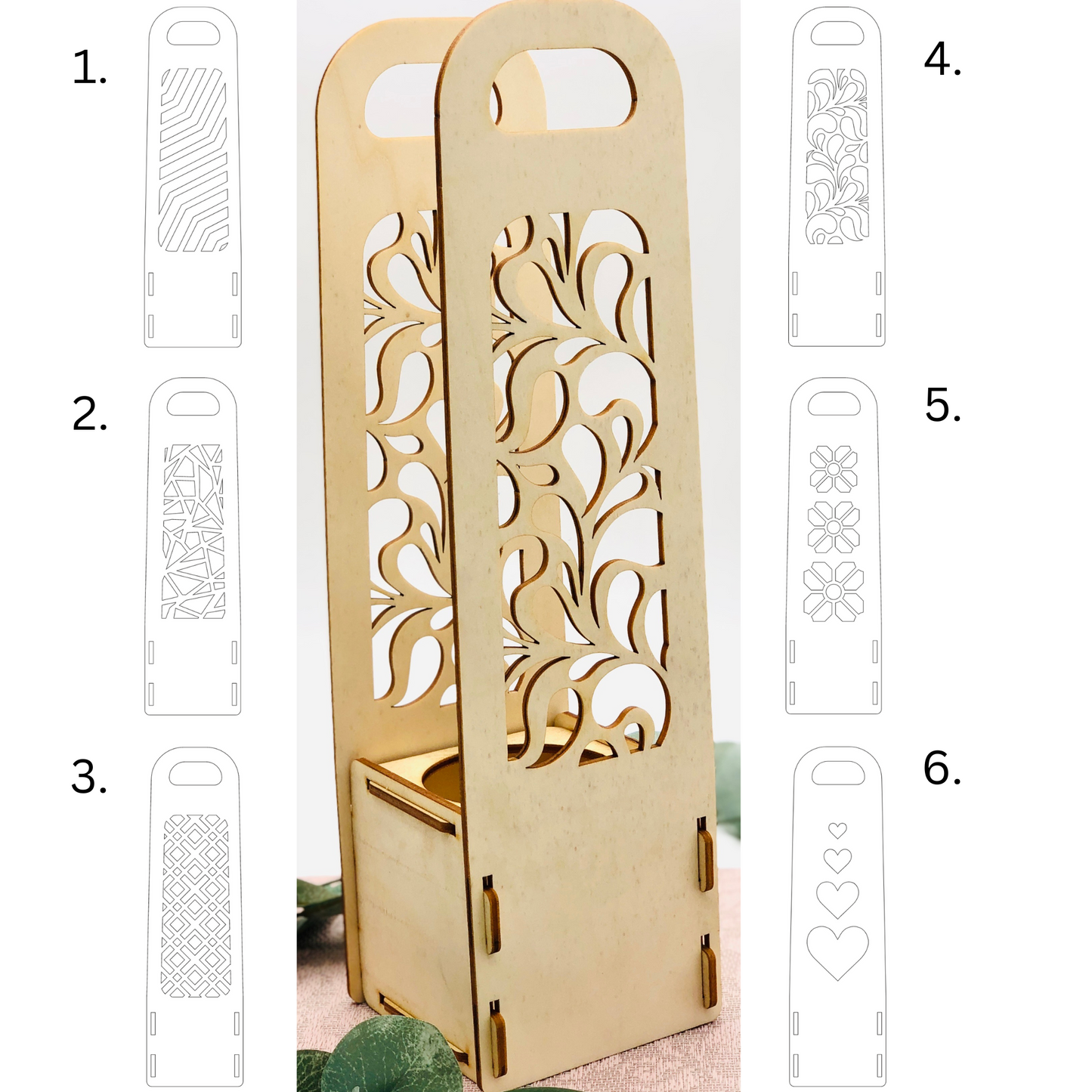 Wine bottle gift box - personalized wooden bottle packaging - gift packaging for wine bottles as a gift for employees