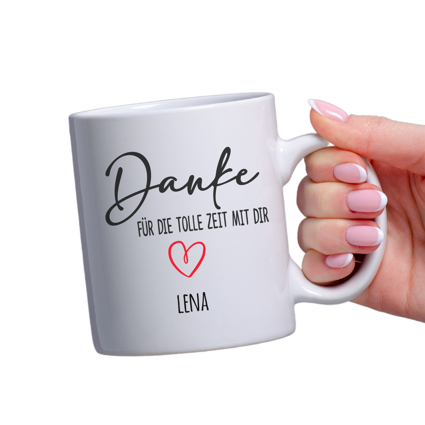 Tasse "Danke fรผr Alles" - Geschenk Erzieherin Tagesmutter Lehrerin - Abschied Kindergarten Grundschule - personalisiert