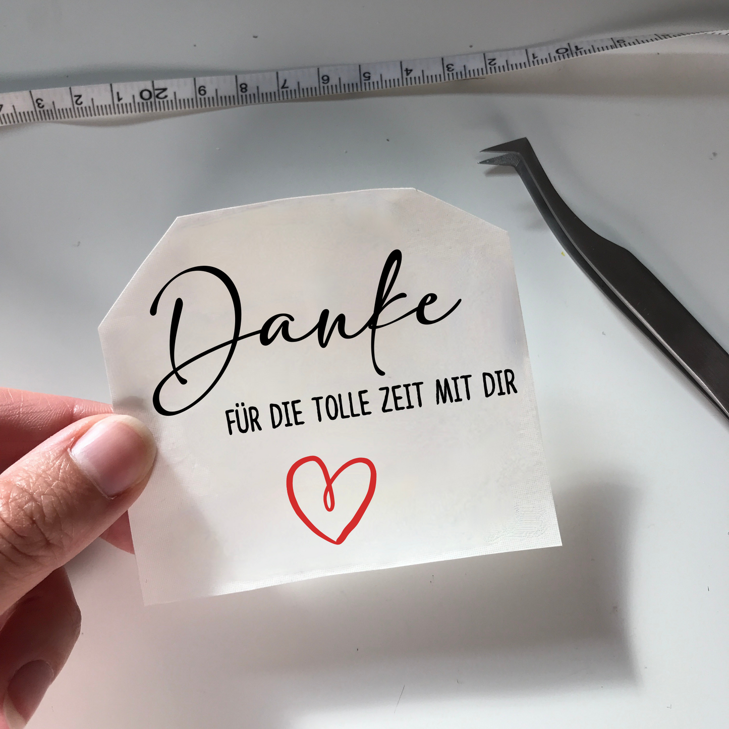 Sticker "Thank you for everything" or "Thank you for the great time with you" - farewell gift for teachers or educators, farewell to daycare or graduation