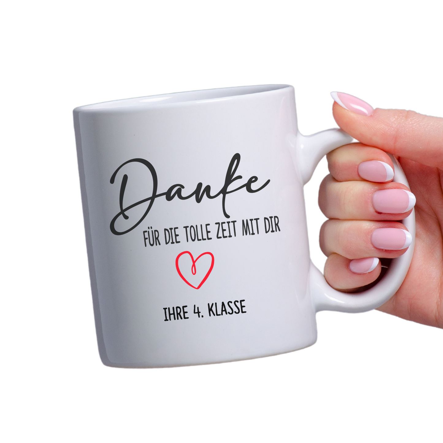 Tasse "Danke fรผr Alles" - Geschenk Erzieherin Tagesmutter Lehrerin - Abschied Kindergarten Grundschule - personalisiert