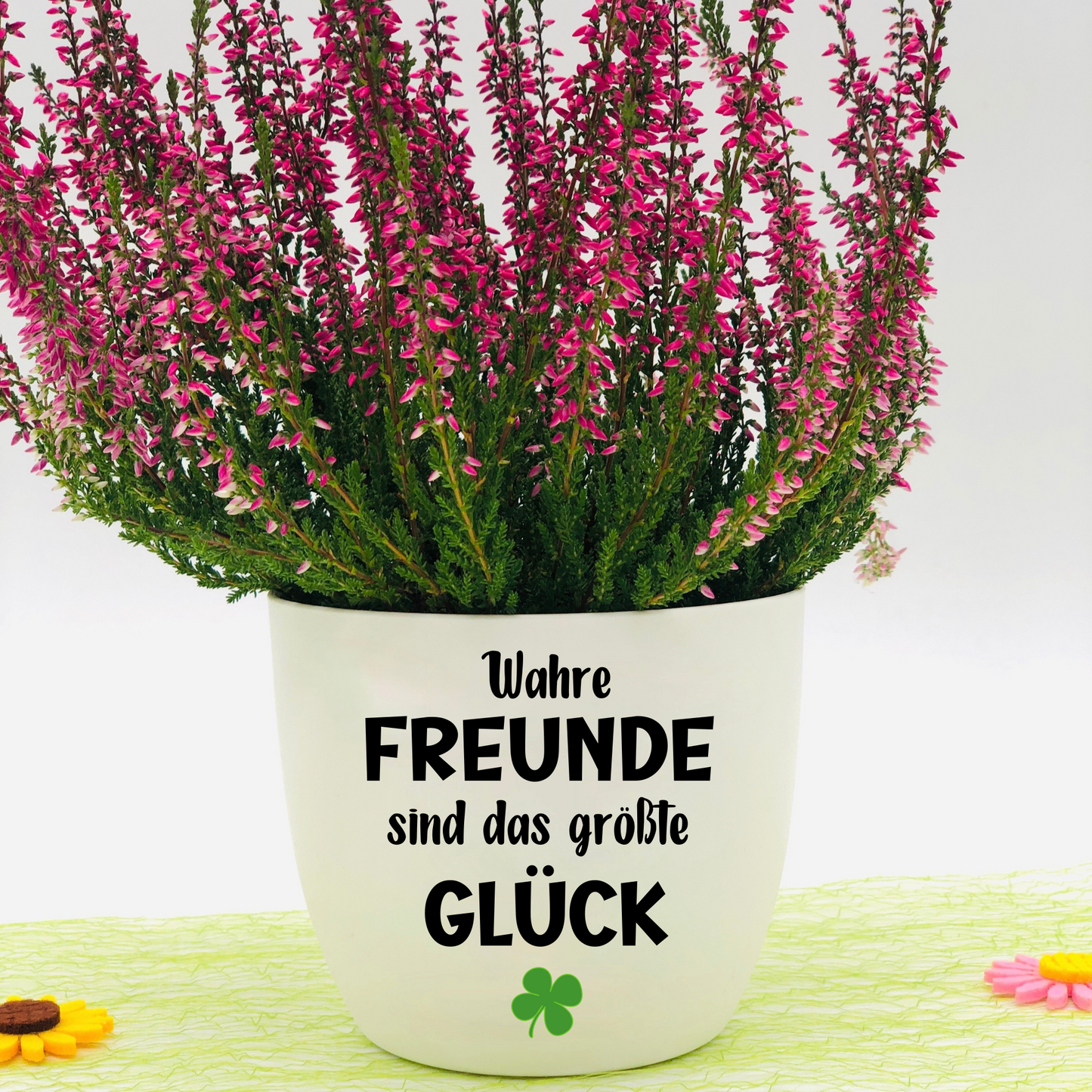 Blumentopf Geschenk beste Freundin - Geschenk bester Freund - Blumentopf Freundin - Blumentopf mit Spruch Freundschaft