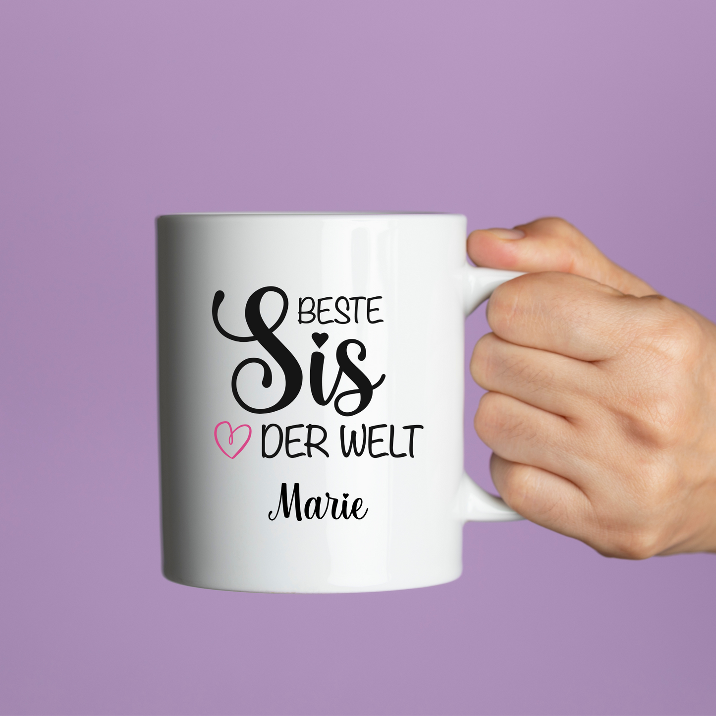 Tasse weiß personalisiert - Beste Oma der Welt - Beste Mama der Welt - Geburtstagsgeschenk - Muttertagsgeschenk Oma, Mama, Godi, Tante, Schwester