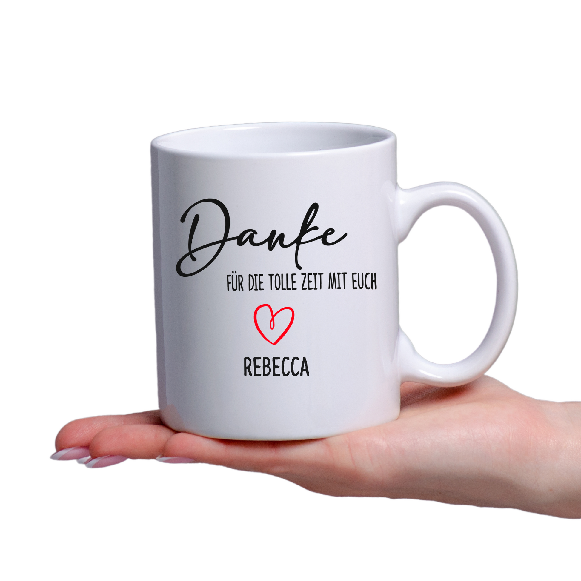 Tasse "Danke fรผr Alles" - Geschenk Erzieherin Tagesmutter Lehrerin - Abschied Kindergarten Grundschule