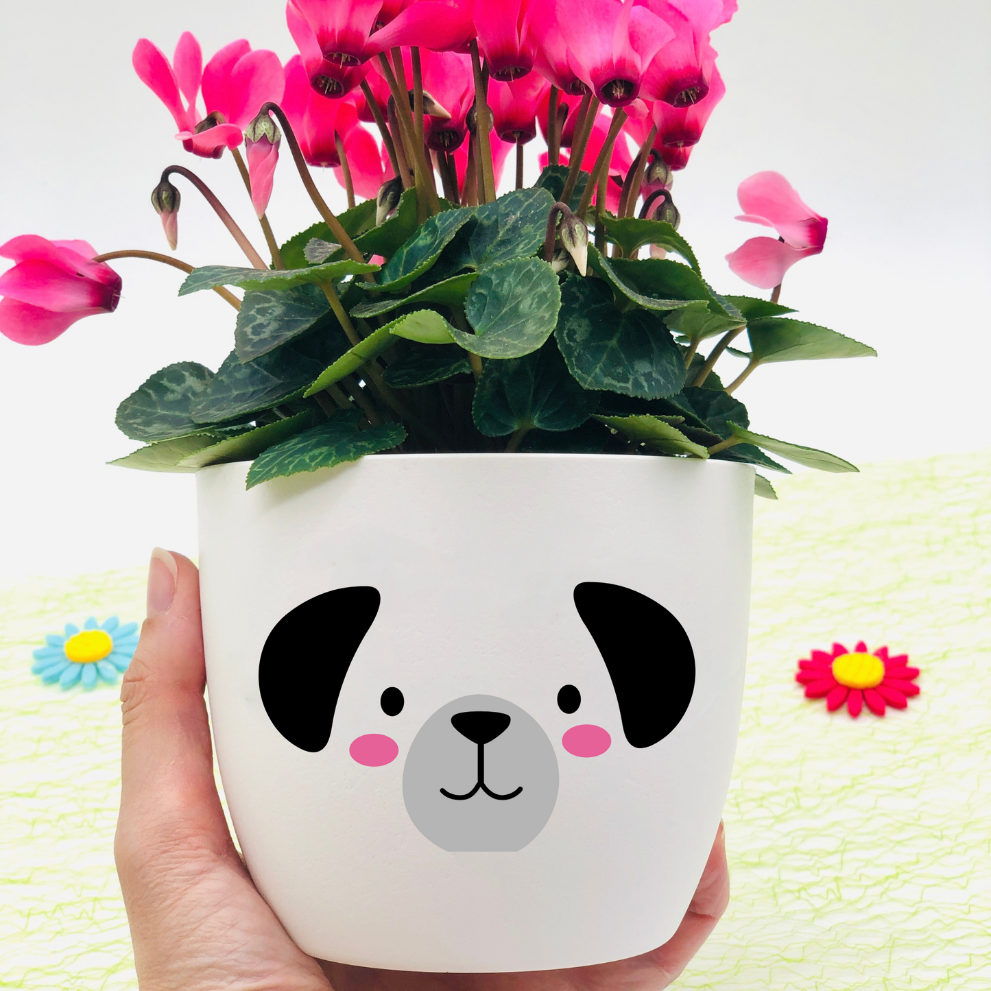 Geschenkidee Kind - Übertopf Tier Gesicht