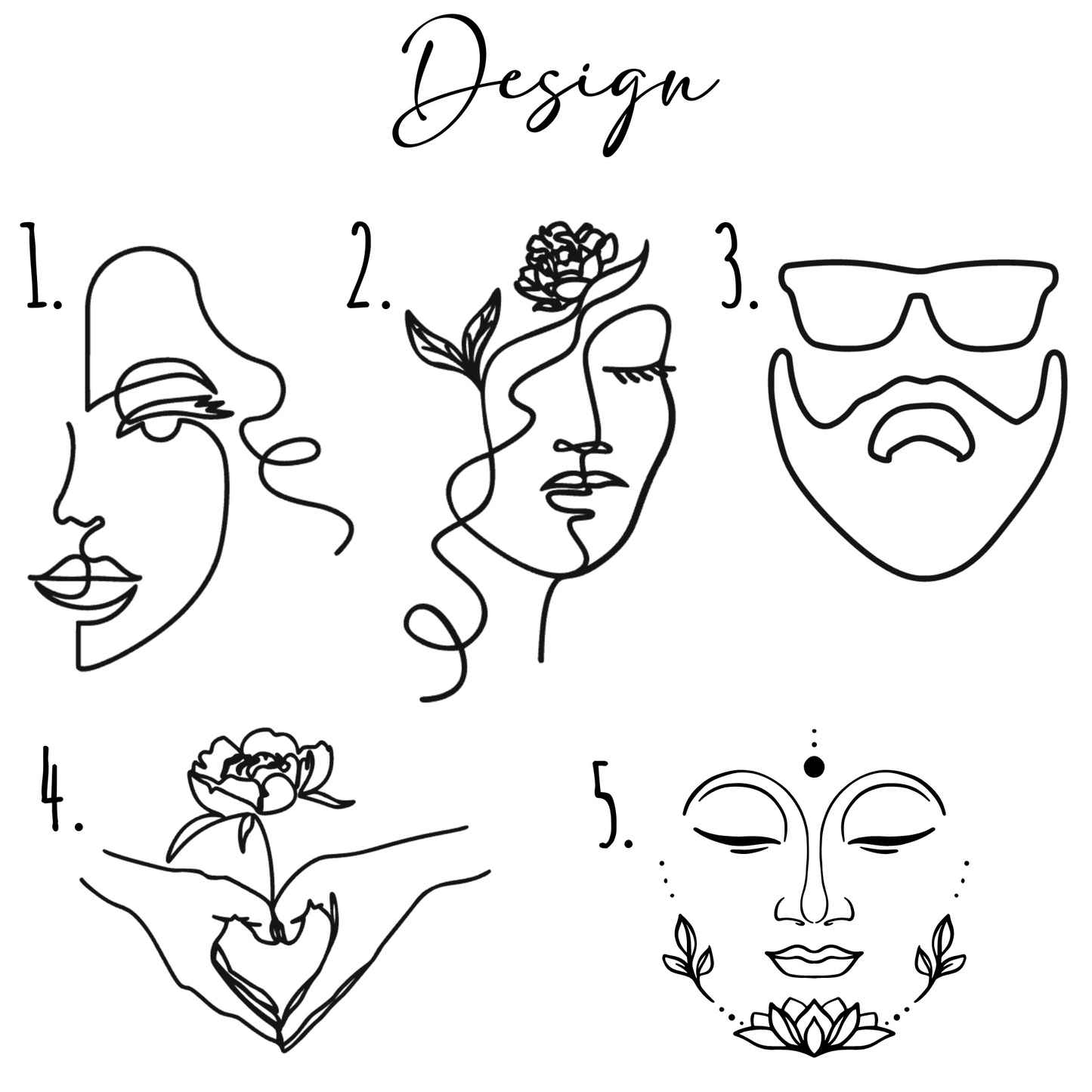 Blumentopf Line Art - weiß oder schwarz - Faceline Aufkleber - Geschenkidee Blumentopf - Geschenk Blumentopf Geburtstag - beste Freundin - Muttertag