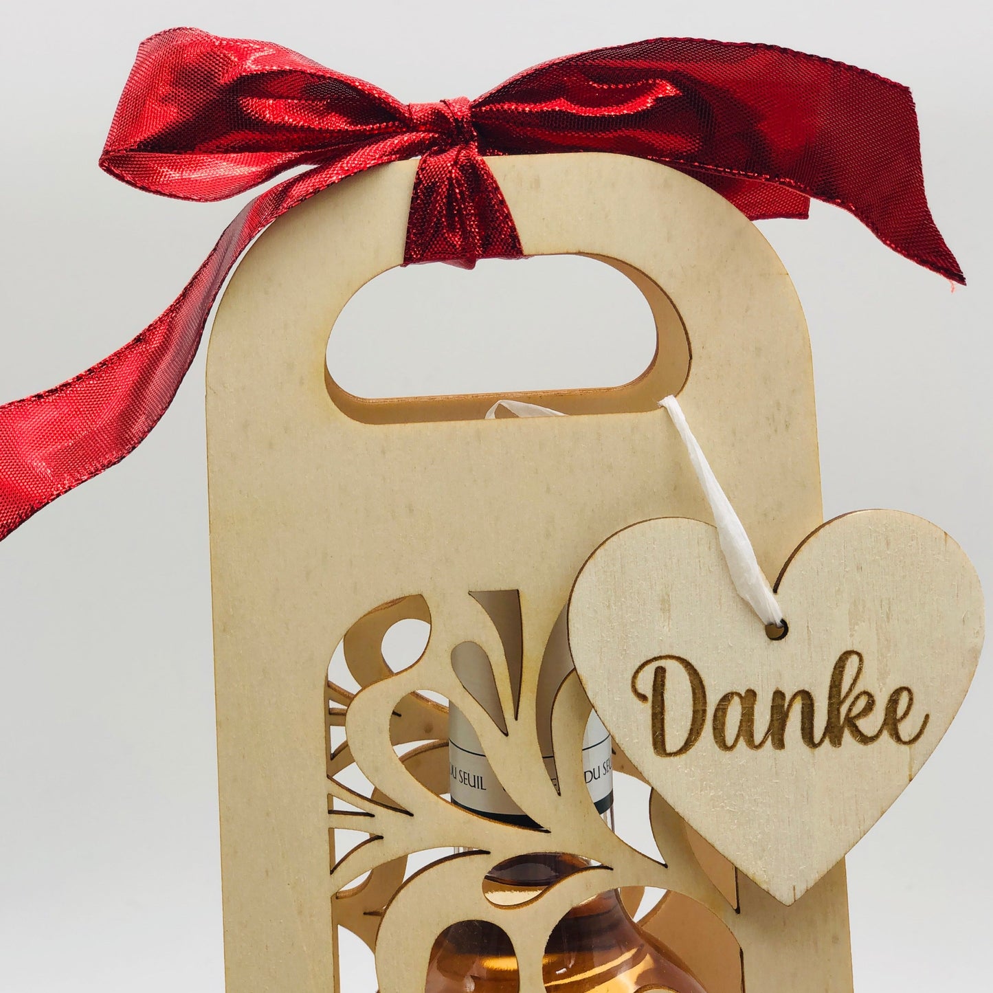 Geschenkanhänger Herz Danke