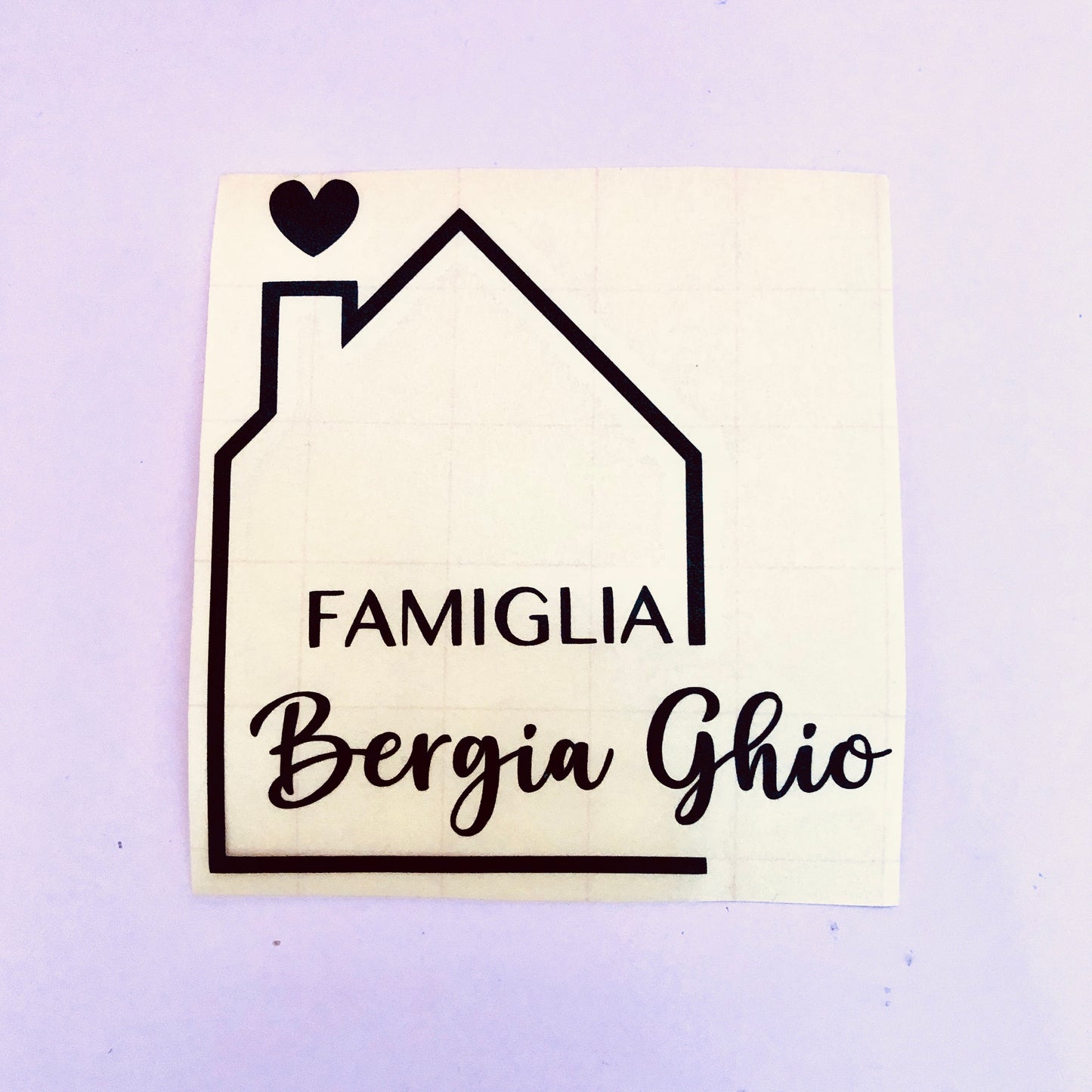 Mailbox sticker name plate - family name - street - house number - personalized mailbox sticker - mailbox sign house