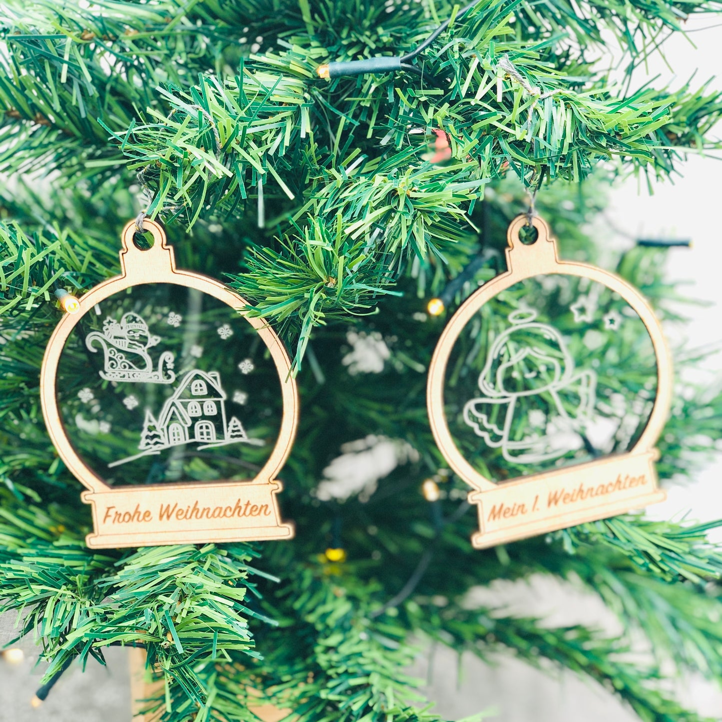 Schneekugel Weihnachtsornament
