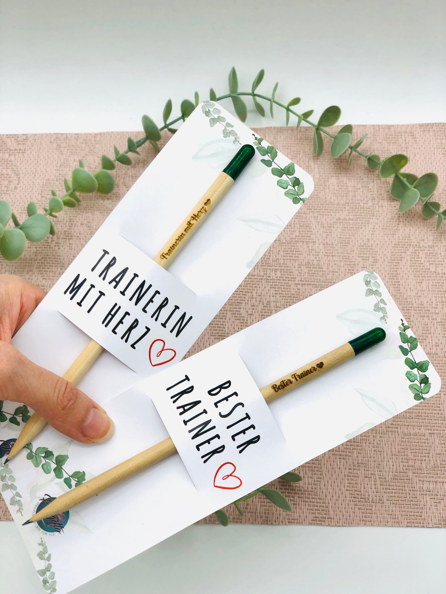 Samenbleistift kleines Geschenk - Nachhaltiges Geschenk zum Danke sagen - Bleistift zum Einpflanzen - Holzstift mit Blumensamen OHNE KARTE