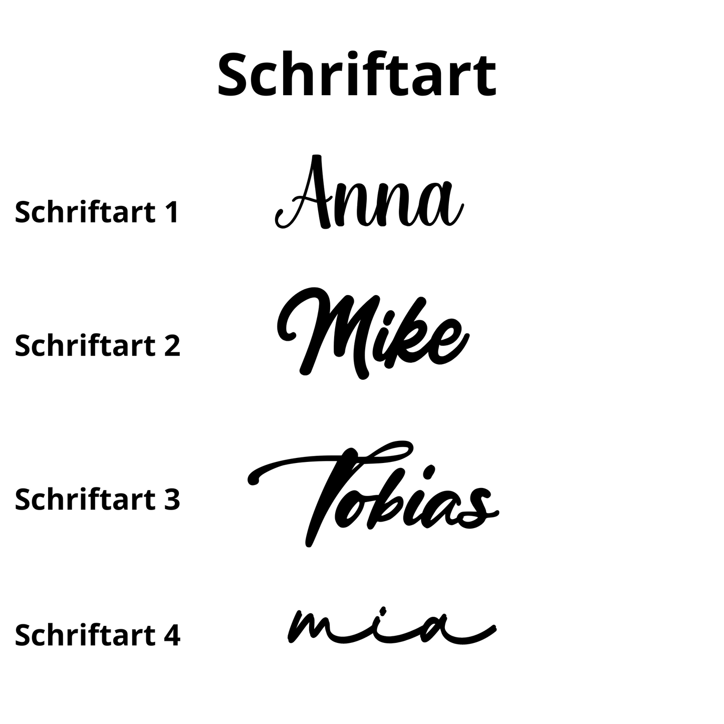Aufkleber Set - Glassticker personalisierter Namen oder Wunschwort - Schriftzug Sticker - Vinylaufkleber - Namenssticker