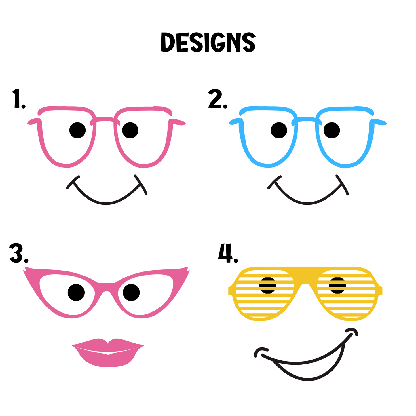 Designs Blumentopf lustiges Gesicht mit Brille - Geschenk Blumenliebhabe
