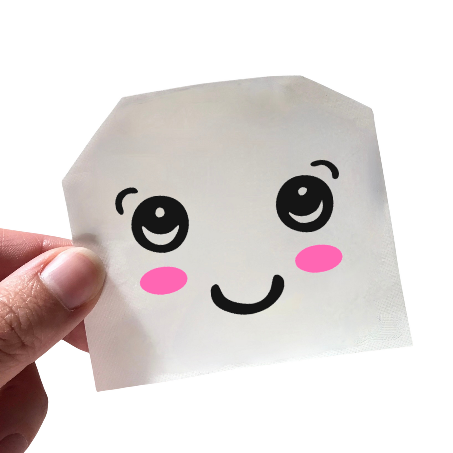 Sticker face - happy sticker for flower pot - cute face - face pot - gift mom girlfriend child - DIY sticker personalized
