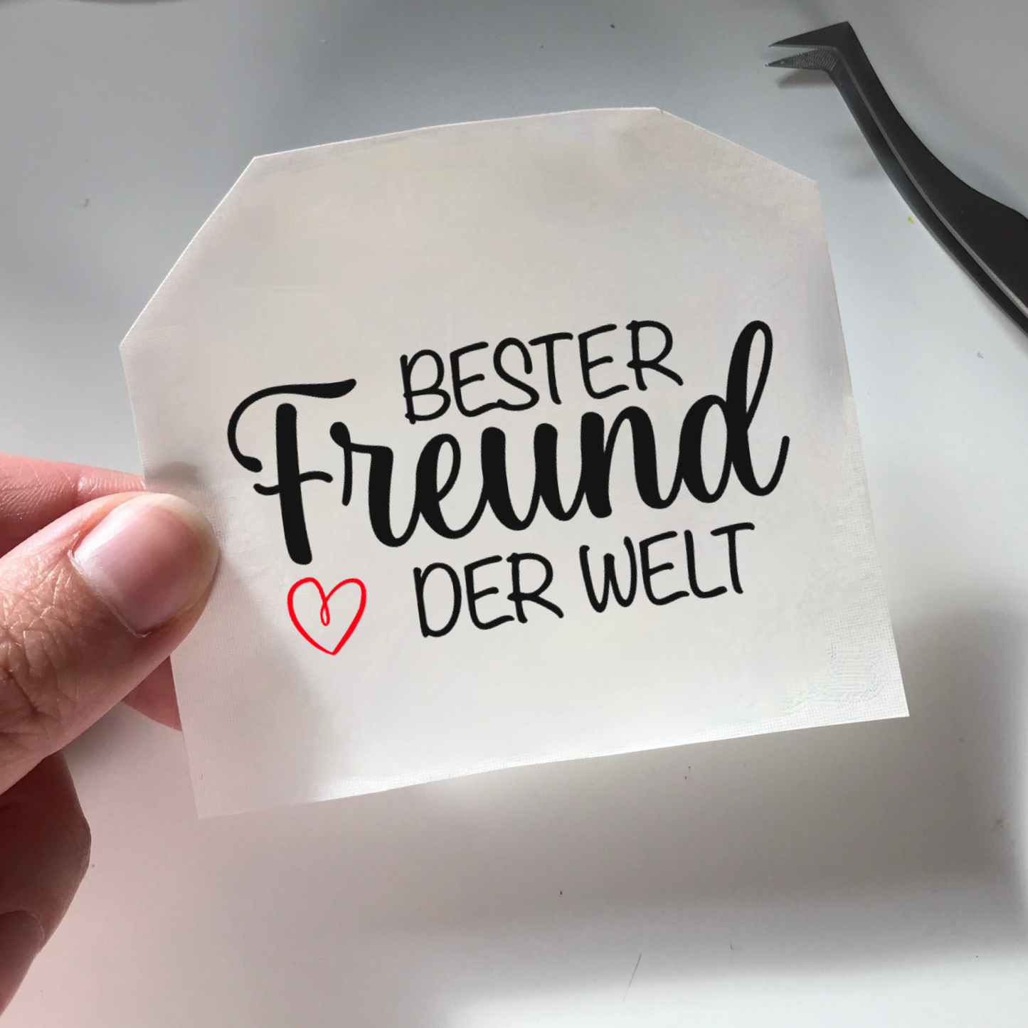 Sticker - Best Friend in the World - Best Friend in the World - Birthday, Friendship - Anniversary - Sticker personalized