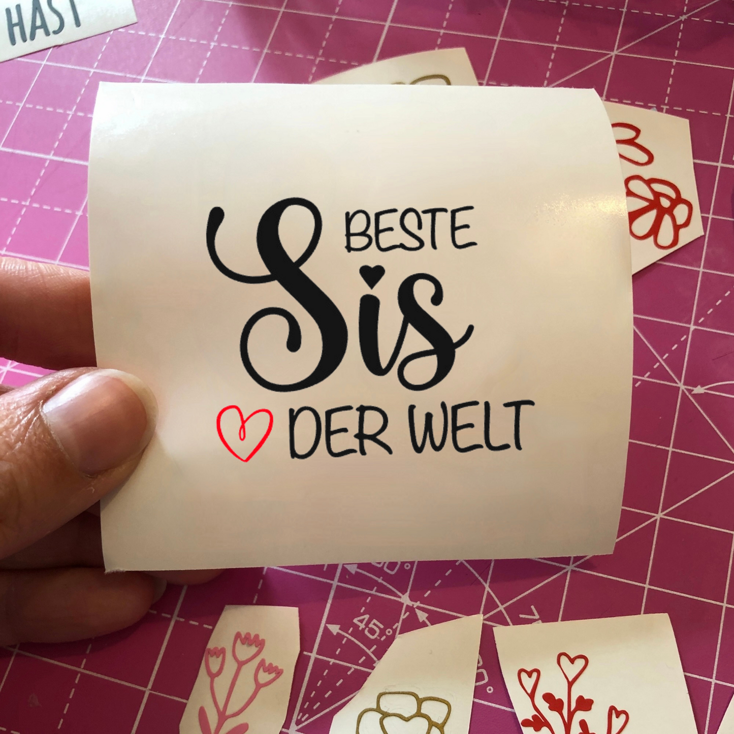 Sticker - Best Friend in the World - Best Friend in the World - Birthday, Friendship - Anniversary - Sticker personalized