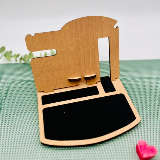 Kleine Büro Docking Station - Schreibtisch Organizer Holz - Geschenk für Frauen personalisiert - Mitarbeitergeschenk Büro Geschenk für Kollegen