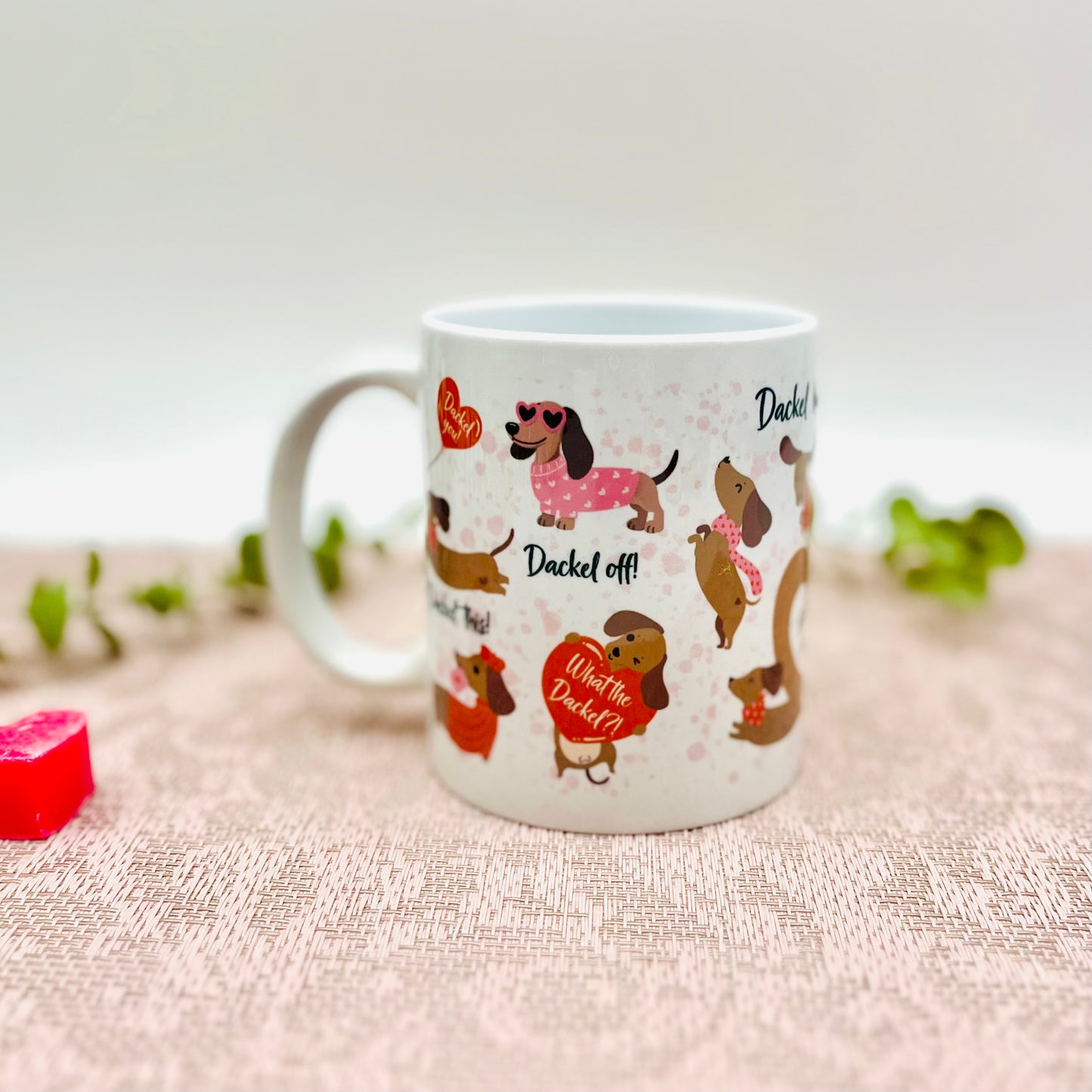 Lustige Dackel Tasse - Geschenk für Dackel Fans