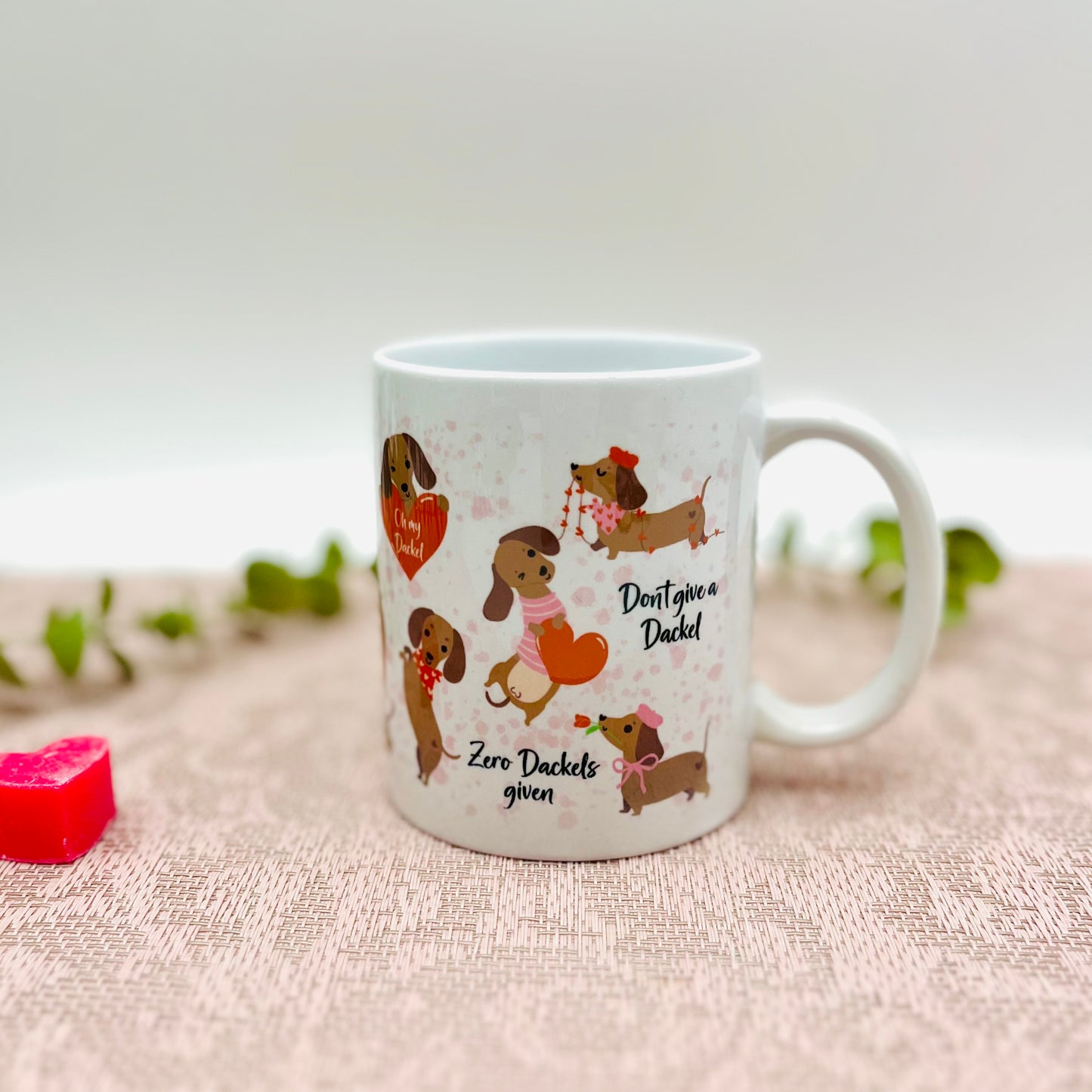 Lustige Dackel Tasse - Geschenk für Dackel Fans