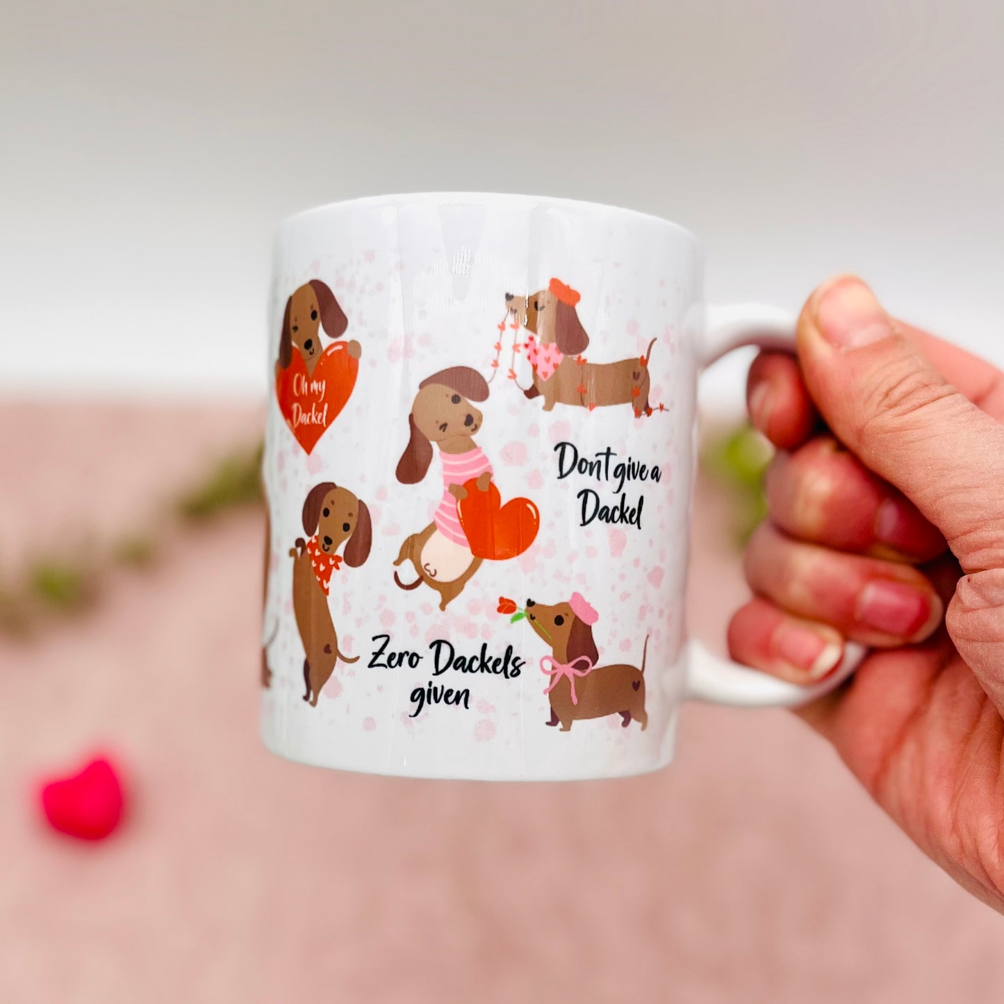 Lustige Dackel Tasse - Geschenk für Dackel Fans