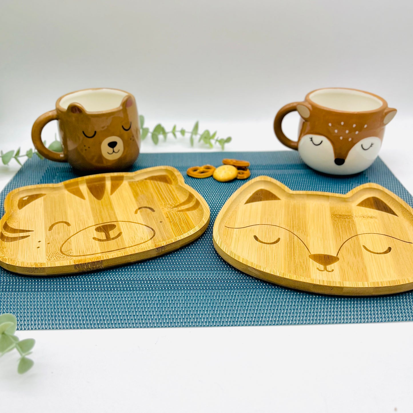 Geschenk Geburtstag Kinderteller mit Name Junge Mädchen | Kindergeschirr Holz  Babygeschenk Geburt Geschenk Taufe - Bambus Teller mit Gravur