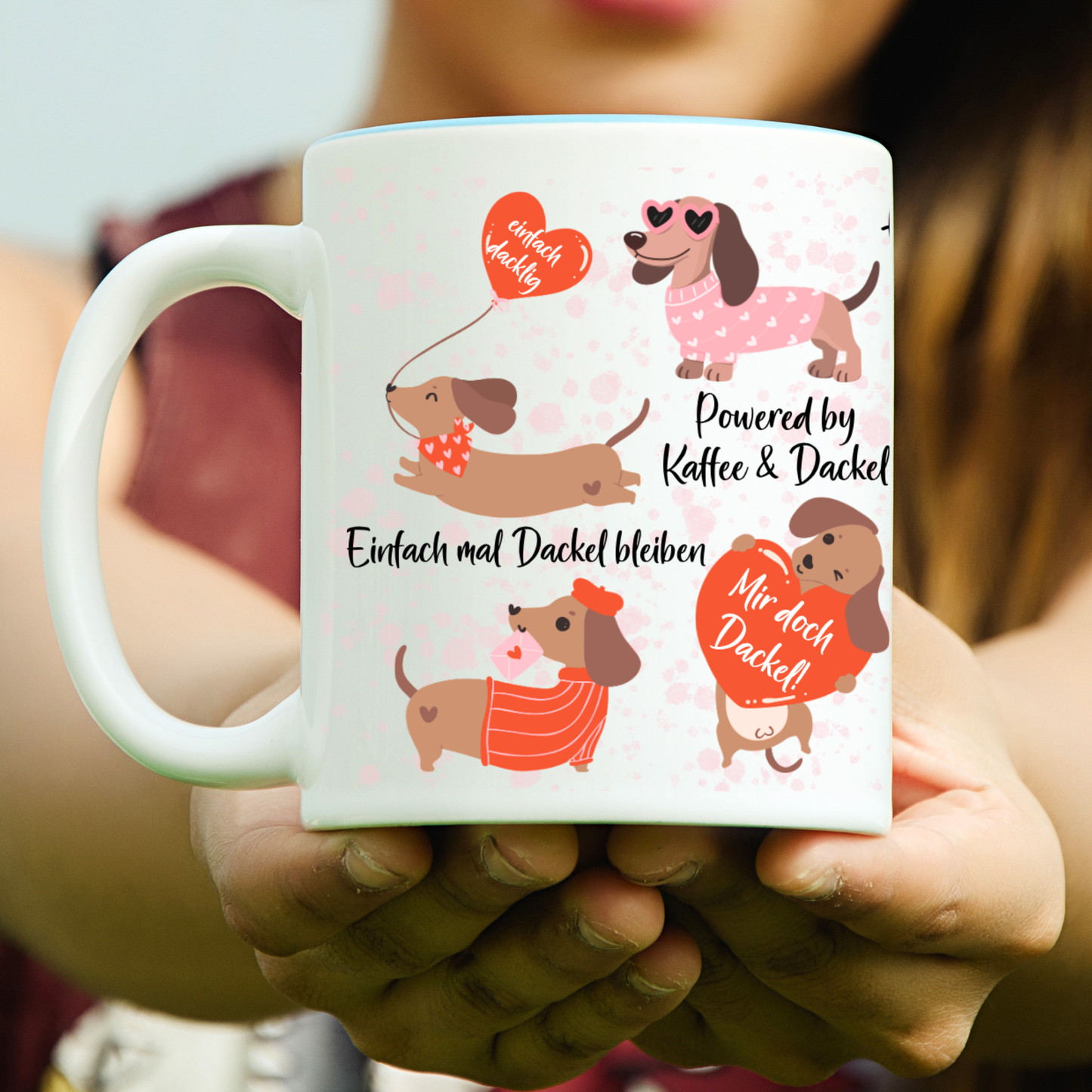 Lustige Dackel Tasse - Geschenk für Dackel Fans