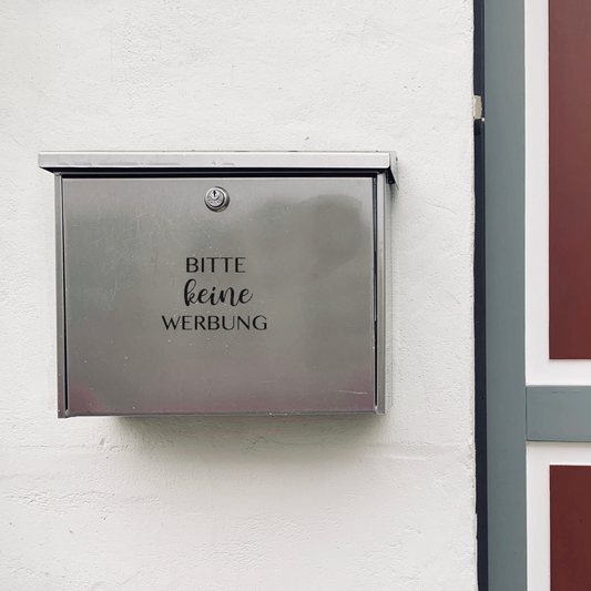 Briefkasten Aufkleber Familienname - Straße - Hausnummer - personalisierter Briefkastenaufkleber mit Adresse - Briefkastenschild Namensschild