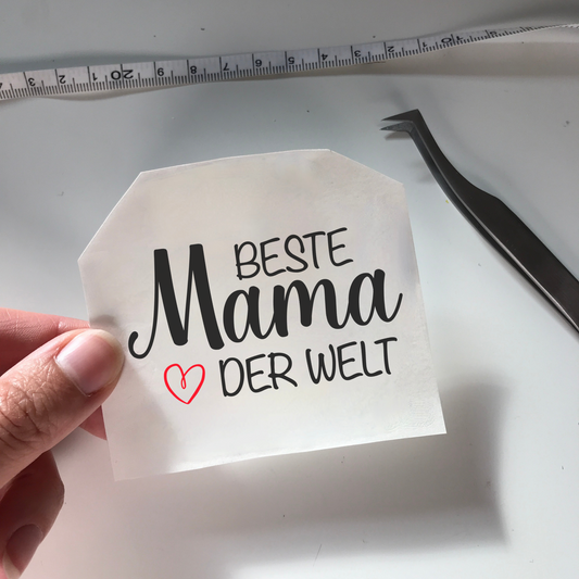 Sticker - Best Grandma in the World - Best Mom in the World - Birthday, Mother's Day - Grandma, Mom, Godi, Aunt, Sister - Sticker personalized