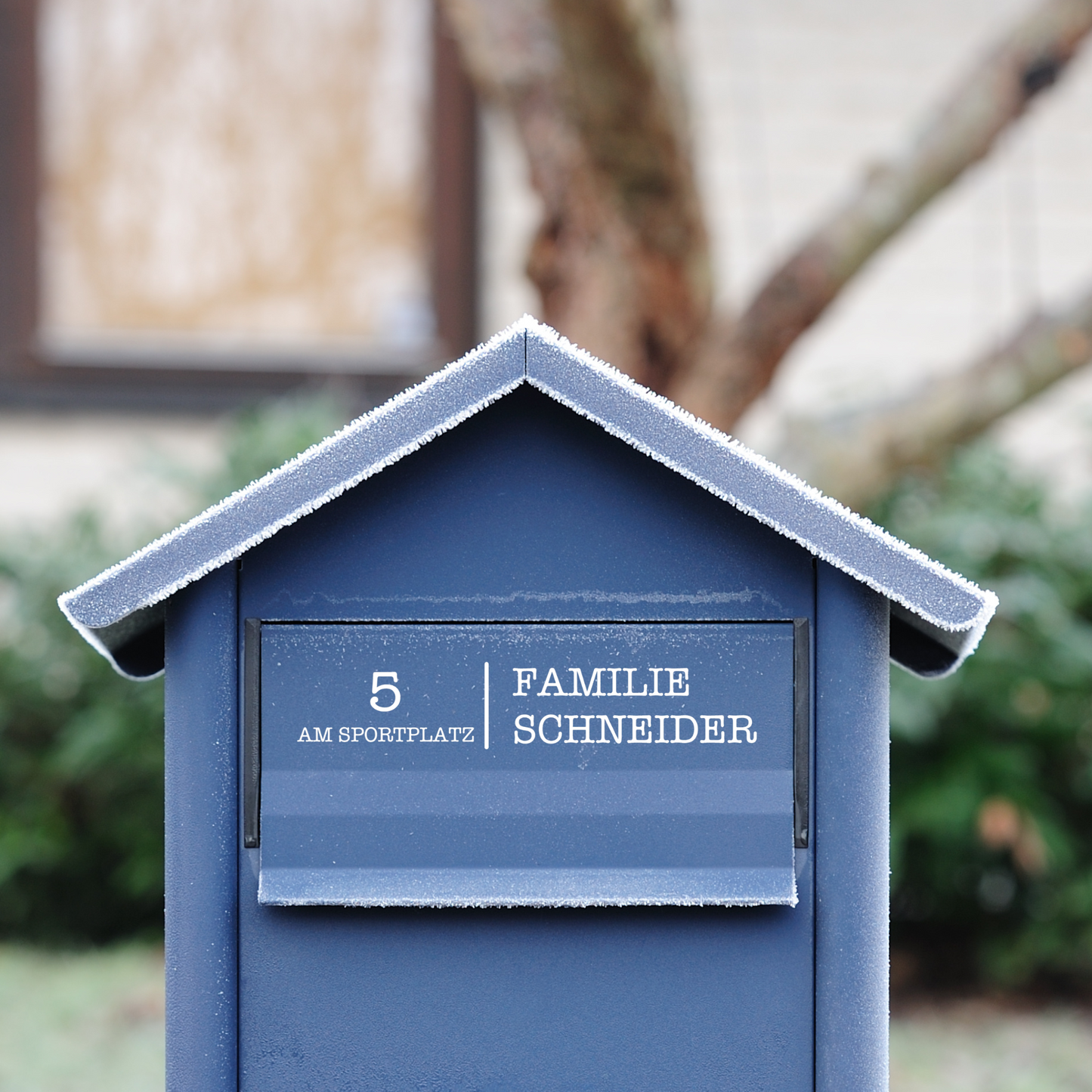 Aufkleber Briefkasten - Hausnummer - Familienname - Straße - personalisierter Briefkastenaufkleber - Briefkastenschild Namensschild